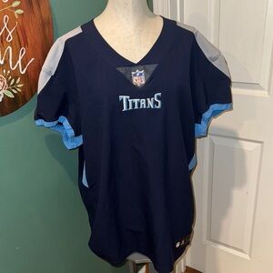NFL Men’s Tennessee Titans Pro-cut On Field Navy Blue Nike Blank Jersey Sz 48
